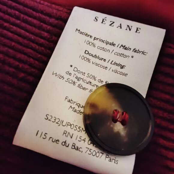 Sezane Rosalba Skirt, Terracotta - Picture 8 of 14